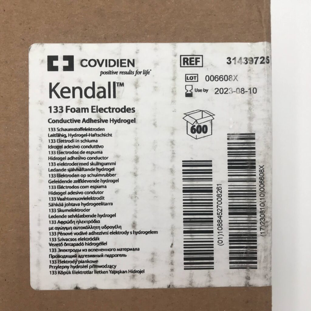Covidien 31439725 Kendall 133 Foam Electrodes (600/Case) GB TECH USA