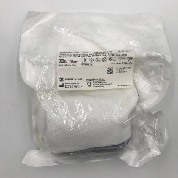 Zimmer 60707515500 Sterile Disposable Tourniquet Cuff w/ Protective