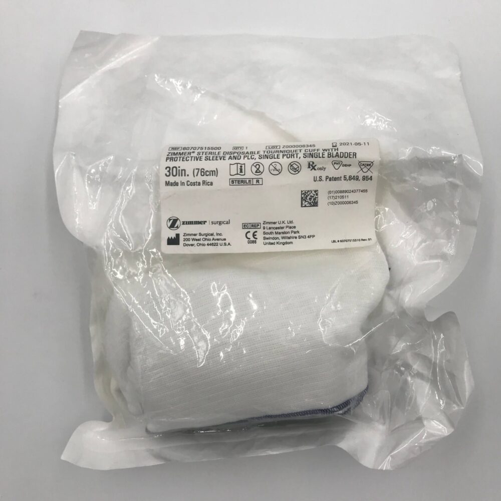 Zimmer 60707515500 Sterile Disposable Tourniquet Cuff w/ Protective