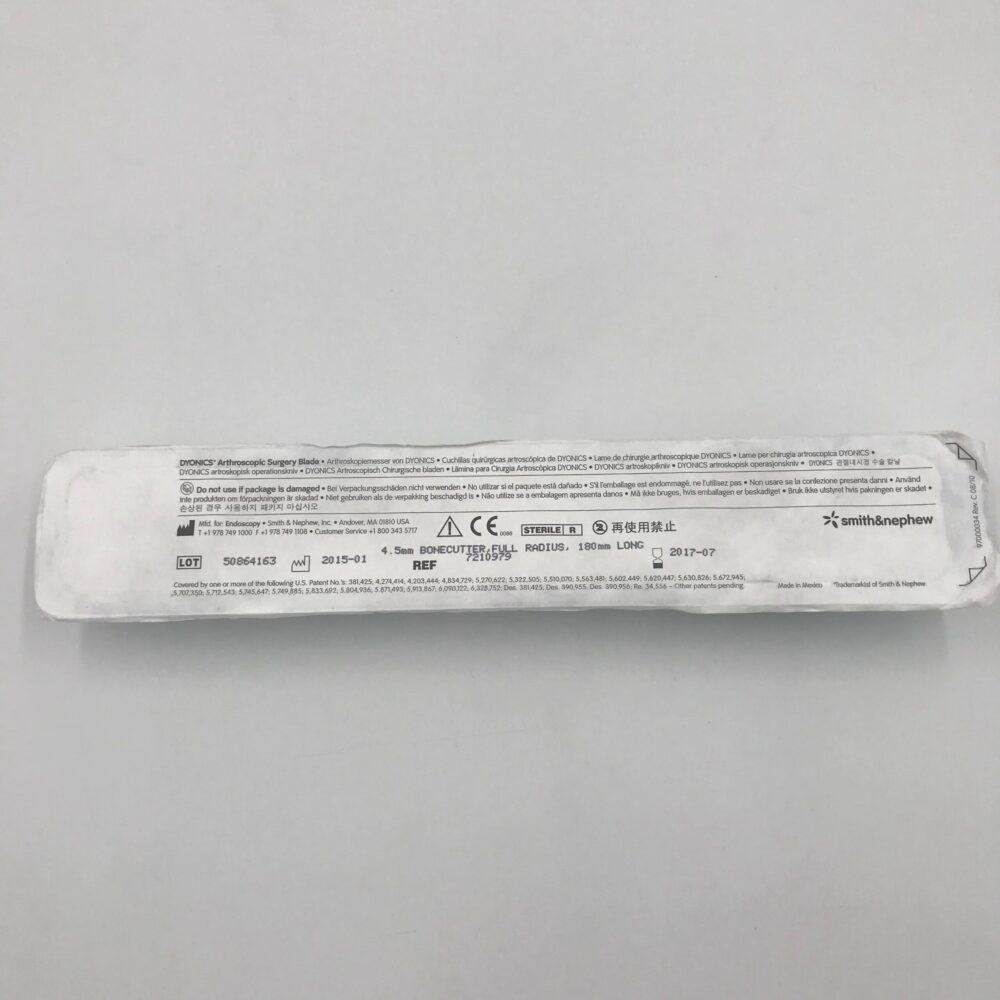 Smith&Nephew 7210979 4.5mm BoneCutter, Full Radius 180mm Long (X  