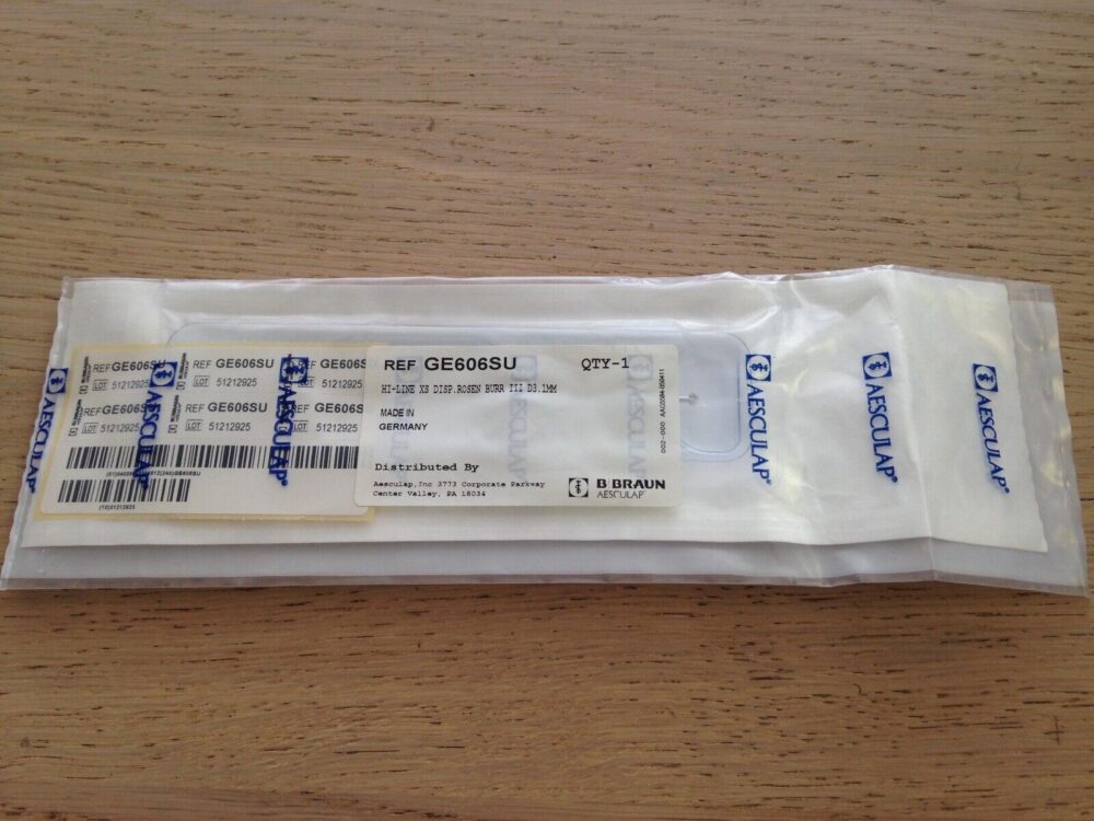 AESCULAP / BRAUN GE606SU Disposable Rosen Burr (X) - GB TECH USA