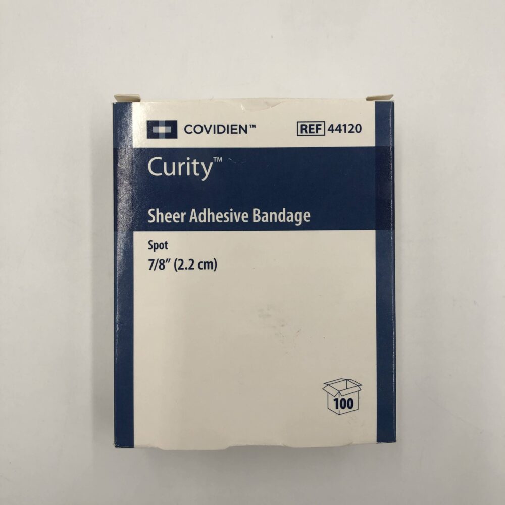 COVIDIEN 44120 Sheer Adhesive Bandage, Spot 7/8in (100/Box) (x) GB