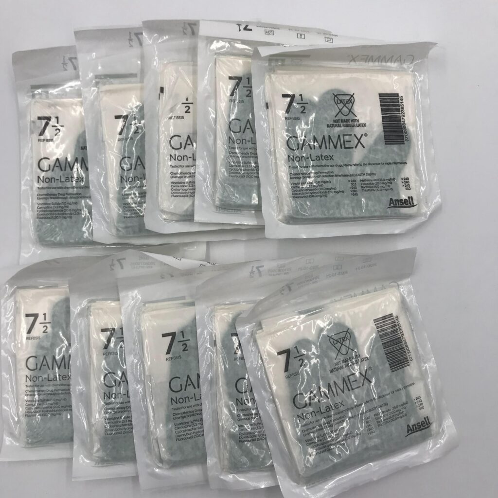 ANSELL 8515 Gammex Neoprene Surgical Gloves PowderFree, NonLatex, 7 1/2 (10/Lot) GB TECH USA