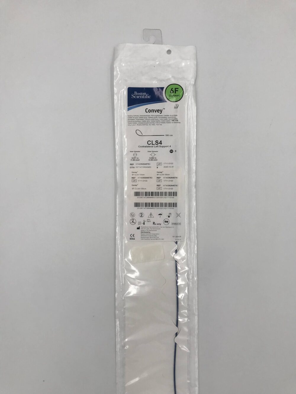 BOSTON SCIENTIFIC 39264575 Convey CLS4 Guiding Catheter, 6F x 100cm x 0 ...