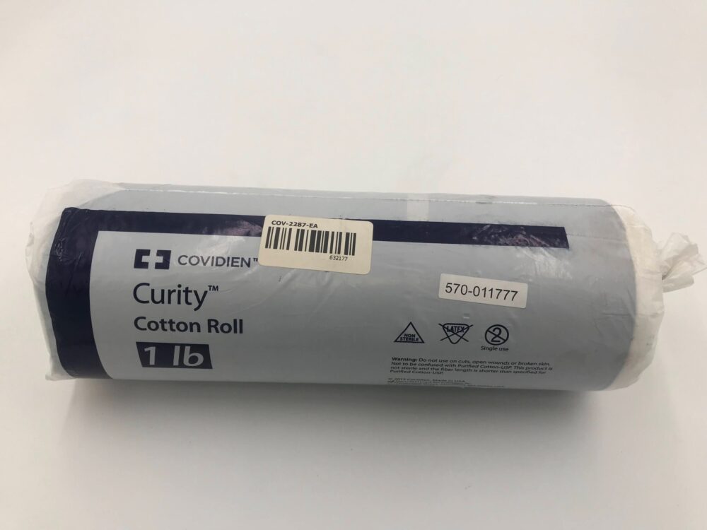 COVIDIEN 2287 Curity Cotton Roll 1lb GB TECH USA