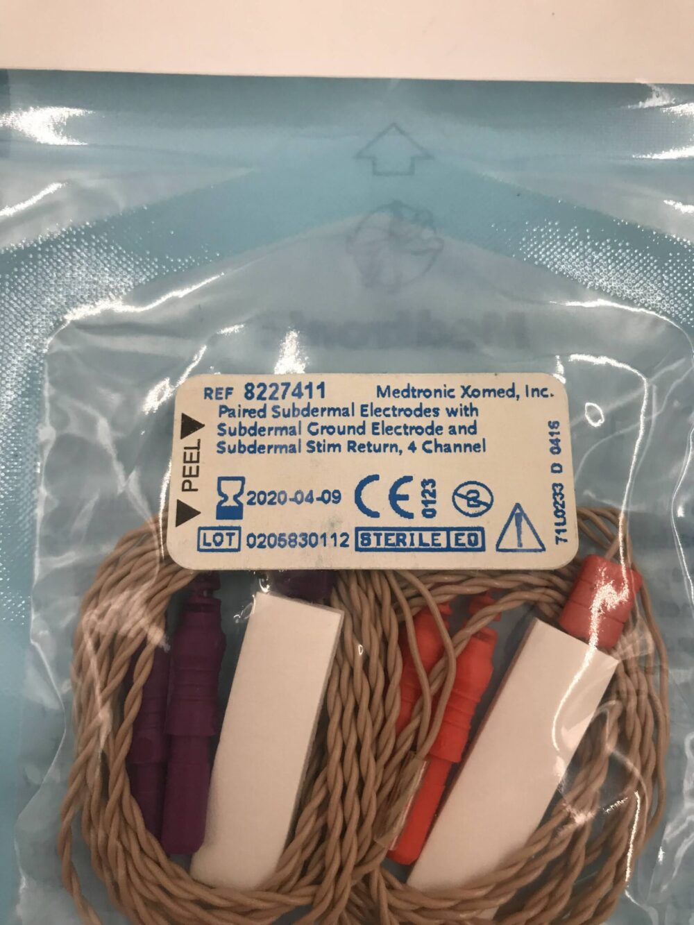 Medtronic 8227411 Paired Subdermal Electrodes / Subdermal Ground ...
