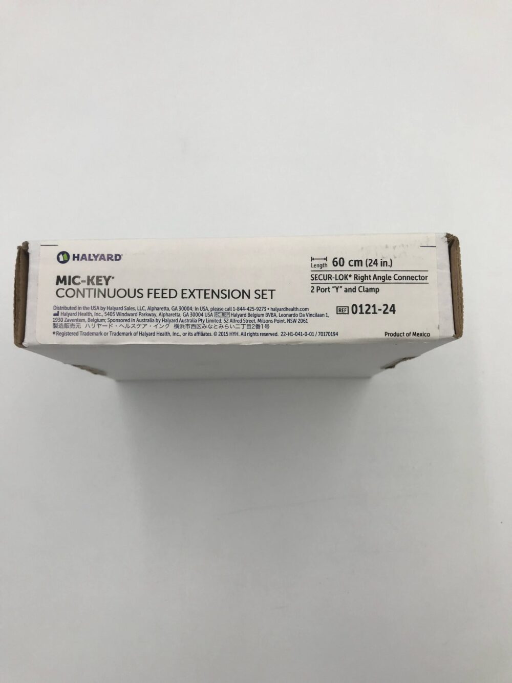 Halyard 012124 MicKey Continuous Feed Extension Set 60cm (X) GB