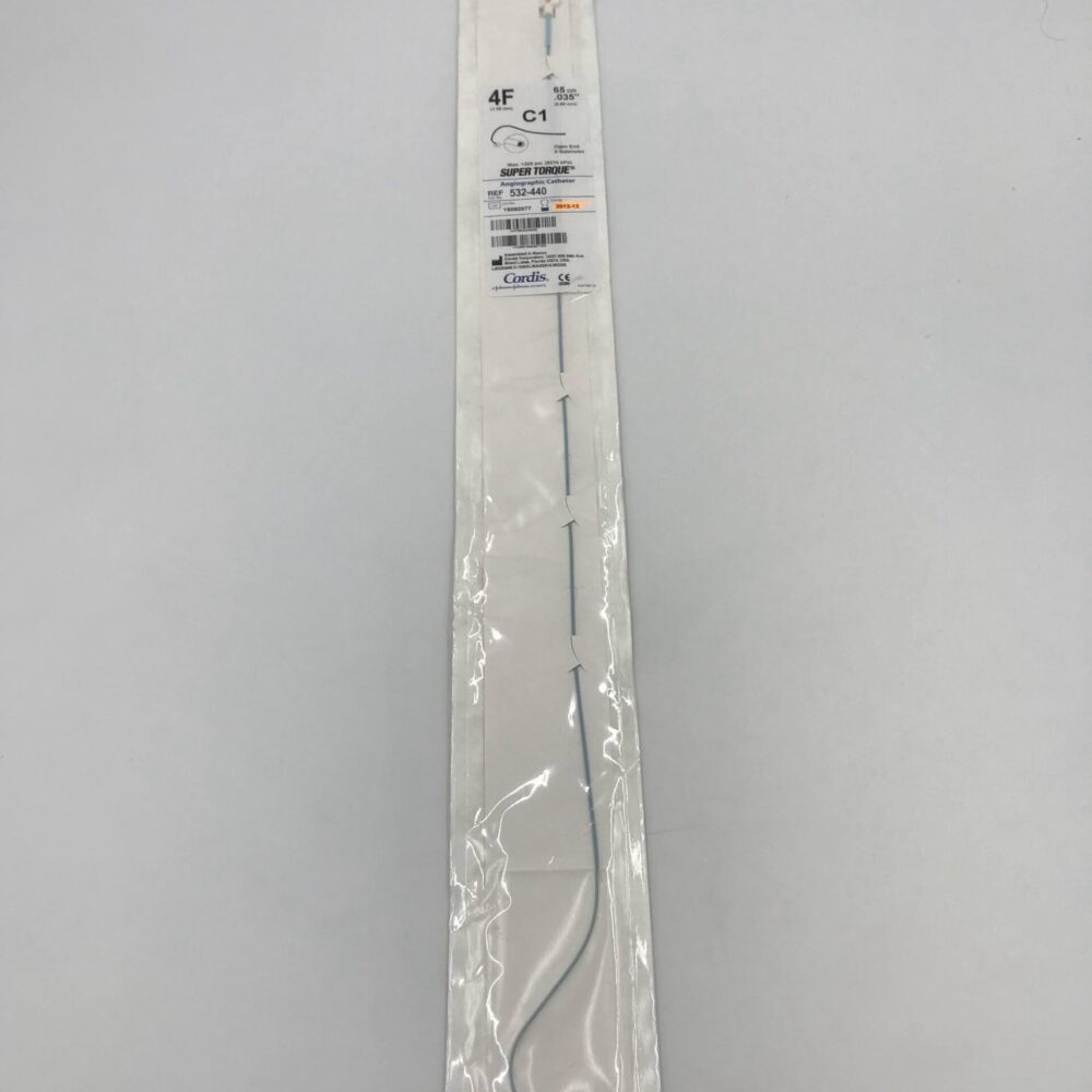 CORDIS 451 442V0 Tempo4 Angiographic Catheter C1 4F X GB TECH USA
