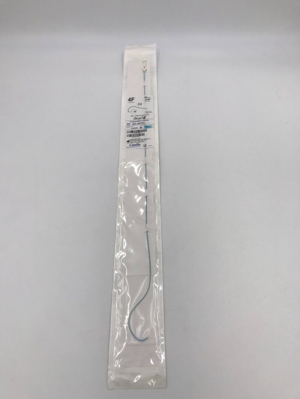 CORDIS 451443V0 Tempo4 Angiographic Catheter C2 4F 65cm (X) GB TECH USA