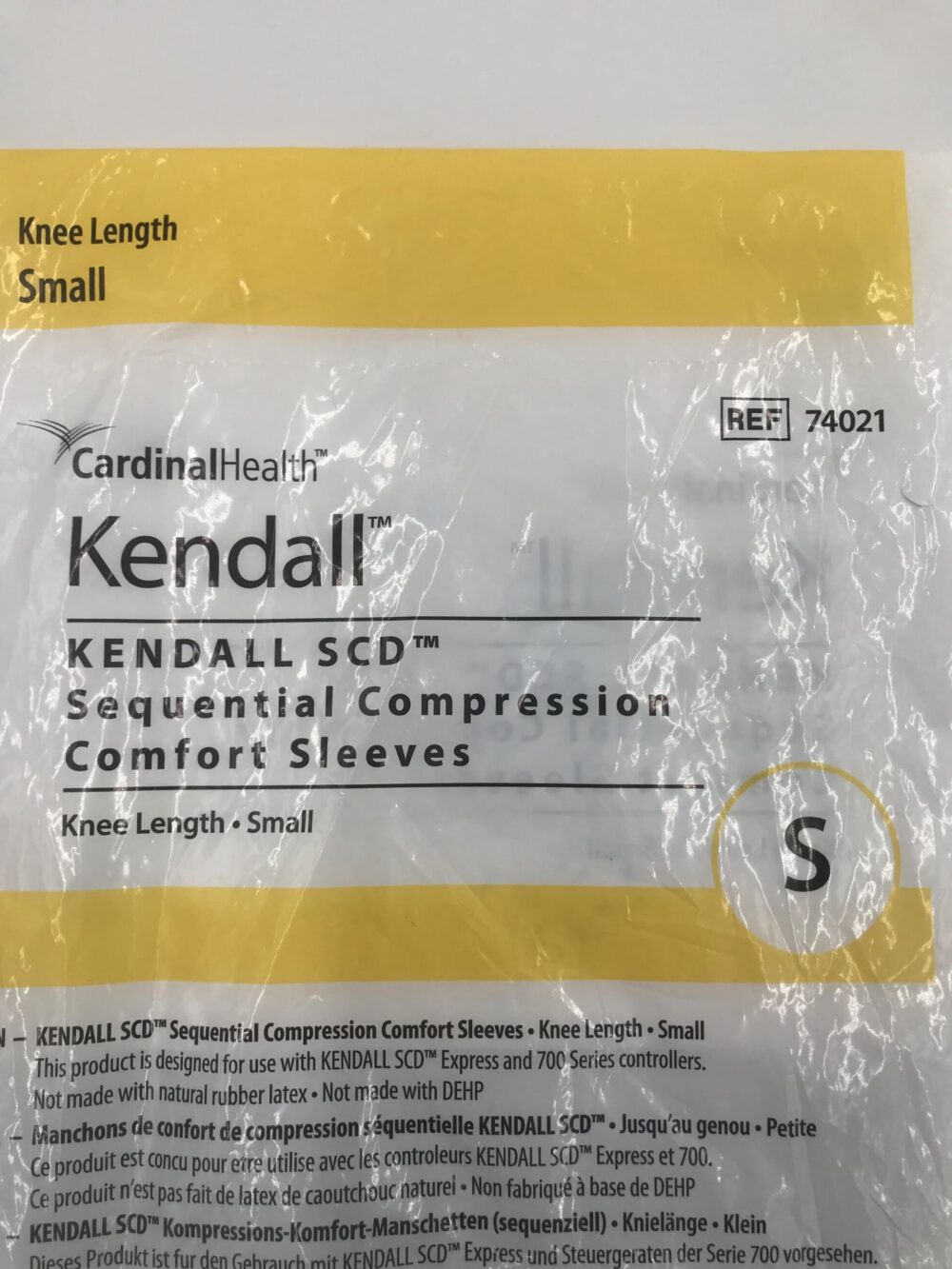 Cardinal Health 74021 Kendall SCD Sequential Compression Comfort Sleeves  Knee Length Small - GB TECH USA