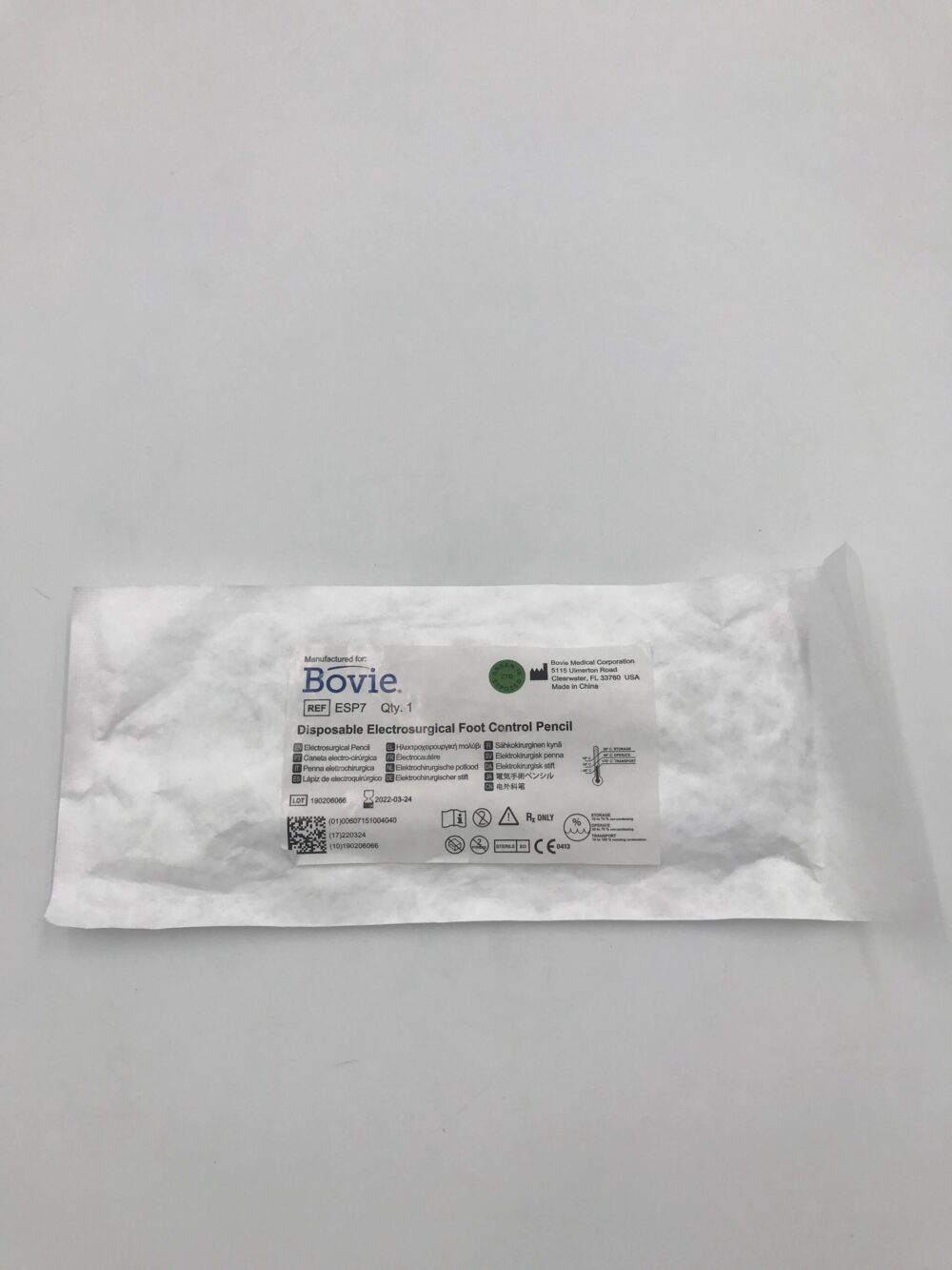 Bovie ESP7 Disposable Electrosurgical Foot Control Pencil (X) GB TECH USA