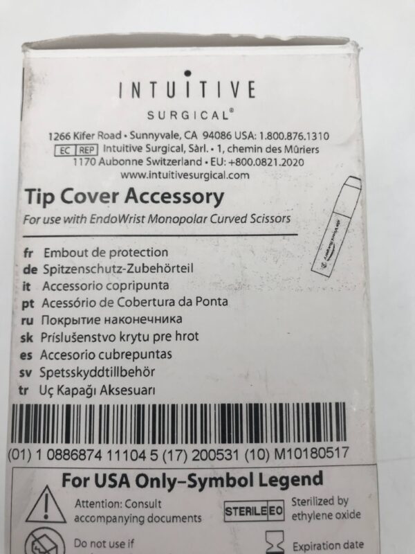 Intuitive Surgical 400180 Tip Cover Accessory (10/Box) (X) GB TECH USA