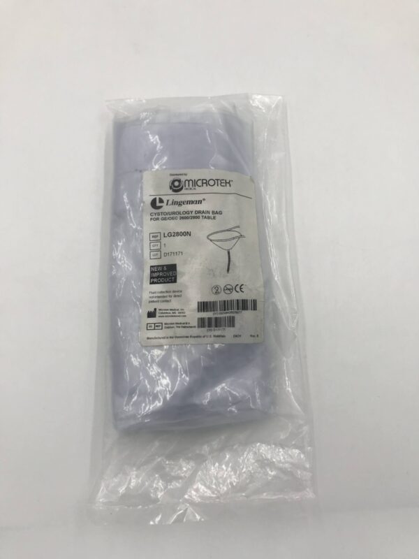 Microtek LG2800N Lingeman Cysto/Urology Drain Bag for GE/OEC 2600/2800