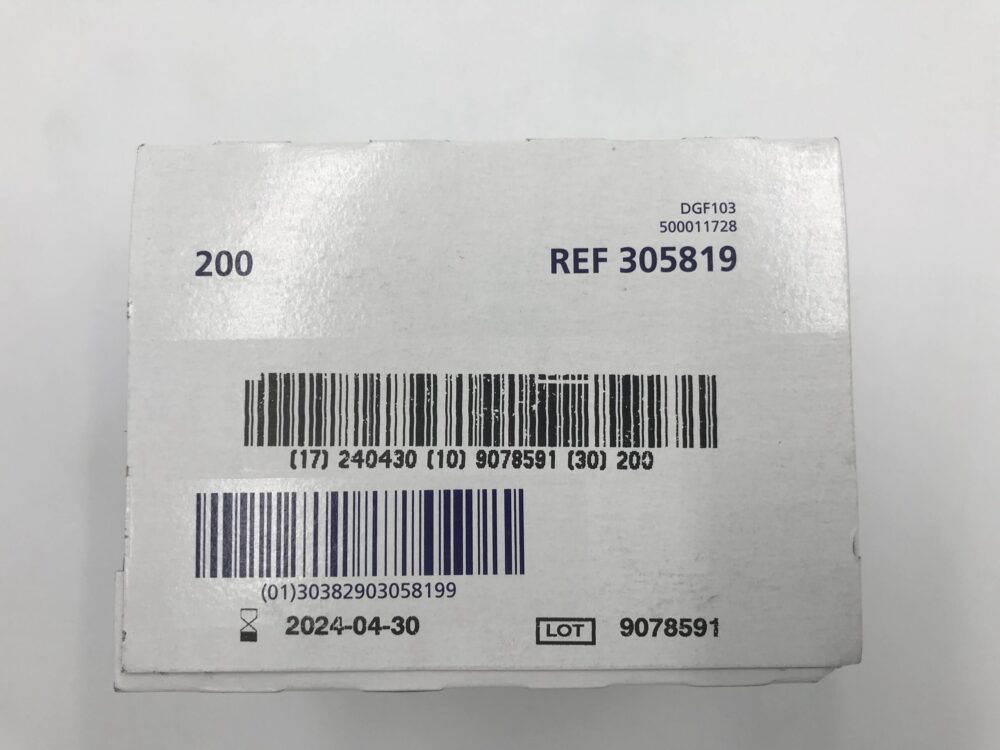 BD 305819 Syringe Tip Cap (200/Box) - GB TECH USA