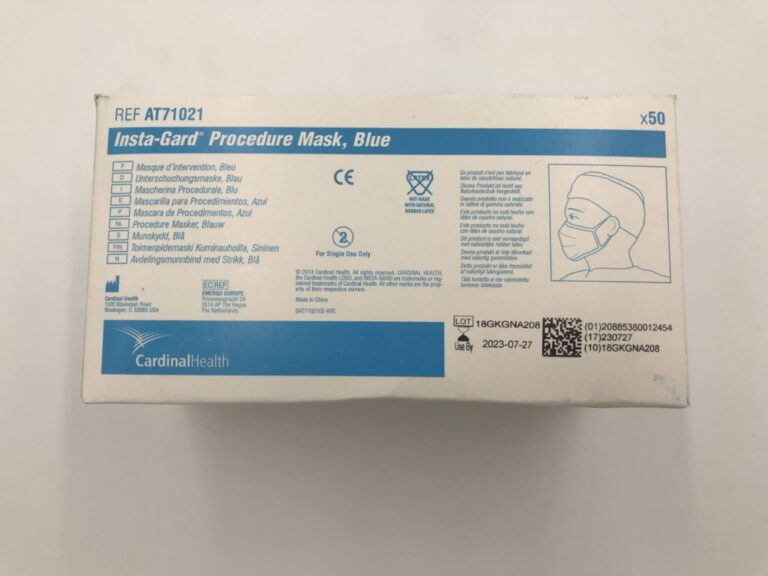 Cardinal Health Procedure Mask With Anti Fog Foam Strip at Karen