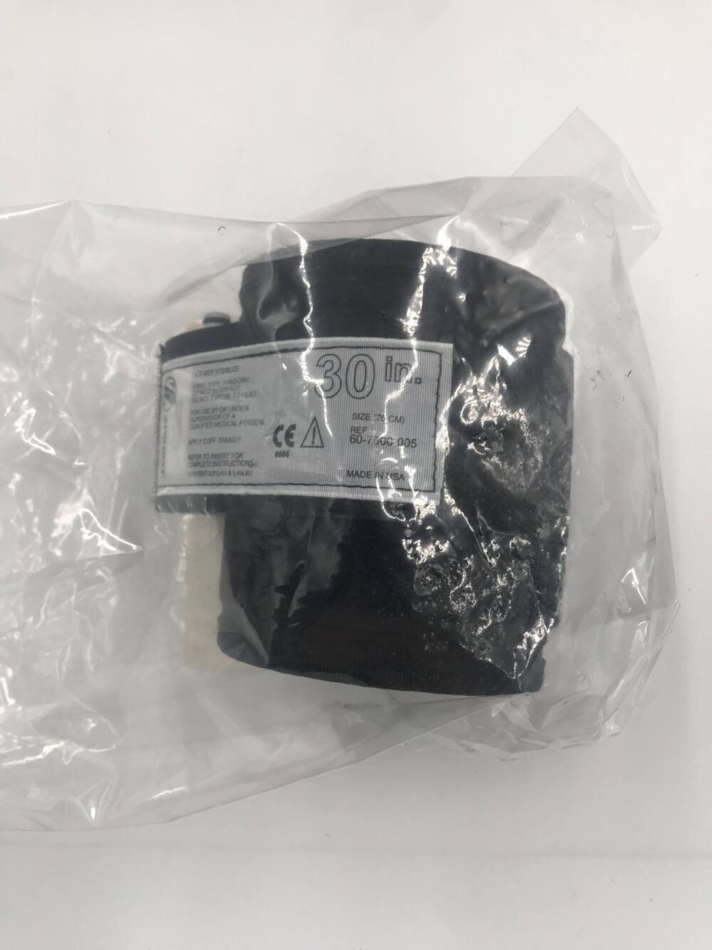 ZIMMER 60750000500 A.T.S. Tourniquet Cuff Dual Port, Single Bladder 30in. Cylindrical Cuff