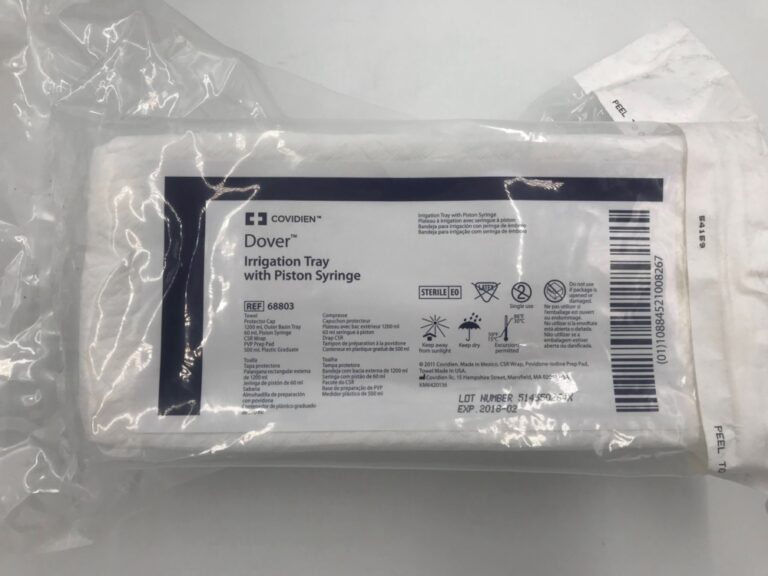 COVIDIEN 68803 Dover Irrigation Tray w/Piston Syringe (X) GB TECH USA