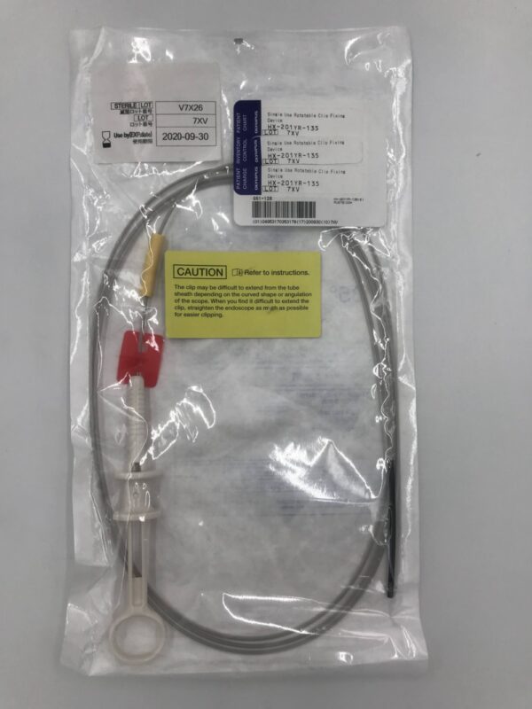 OLYMPUS HX201YR135 QuickClip2 Single Use Rotatable Clip Fixing Device
