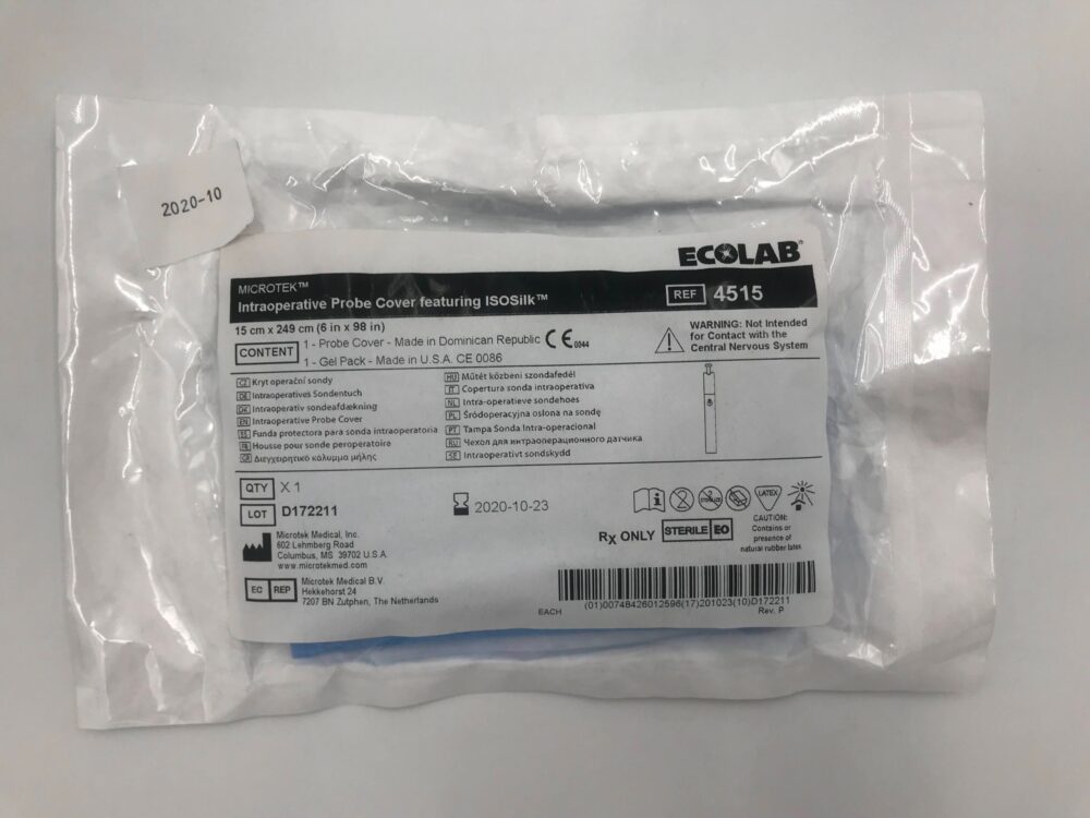 MICROTEK MEDICAL 4515 Intraoperative Probe Cover Featuring ISOSilk 15cm