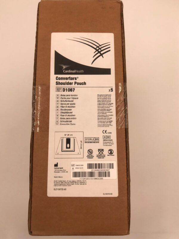 CARDINAL HEALTH D1067 Convertors Shoulder Pouch 36in x 29in (5/Case
