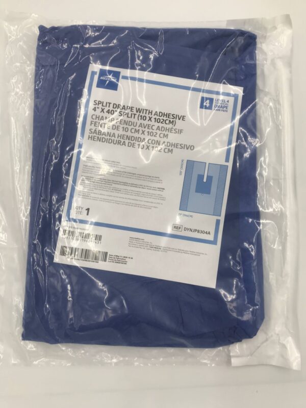 MEDLINE DYNJP8304A Split Surgical Drape w/Adhesive 120in x 77in, Split