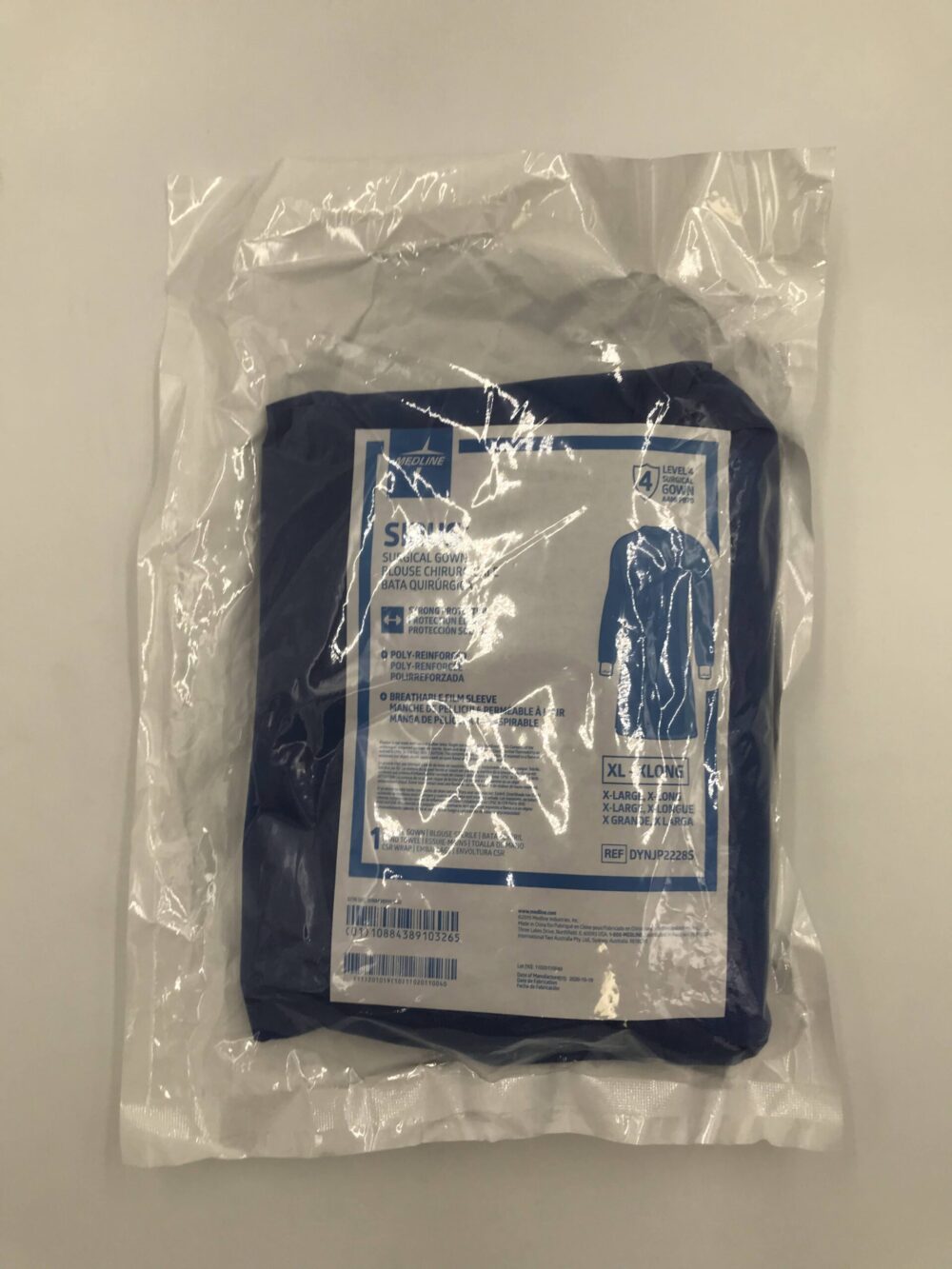 MEDLINE DYNJP2228S Sirus Surgical Gown, Level 4, XLLong GB TECH USA