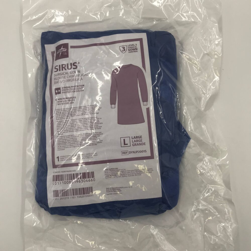 MEDLINE DYNJP2205S Sirus Surgical Gown Level 4, XLXLong GB TECH USA