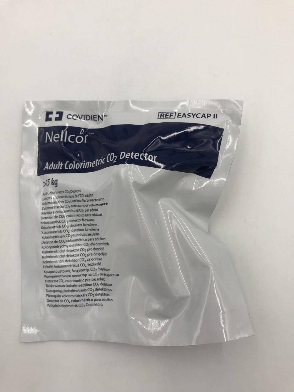 Covidien EASYCAP II Nellcor Adult Colorimetric CO2 Detector >15Kg GB