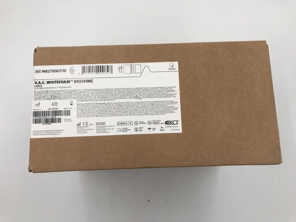 KCI M8275067/10 V.A.C. WhiteFoam Dressing Large (10/Box) (X) - GB 