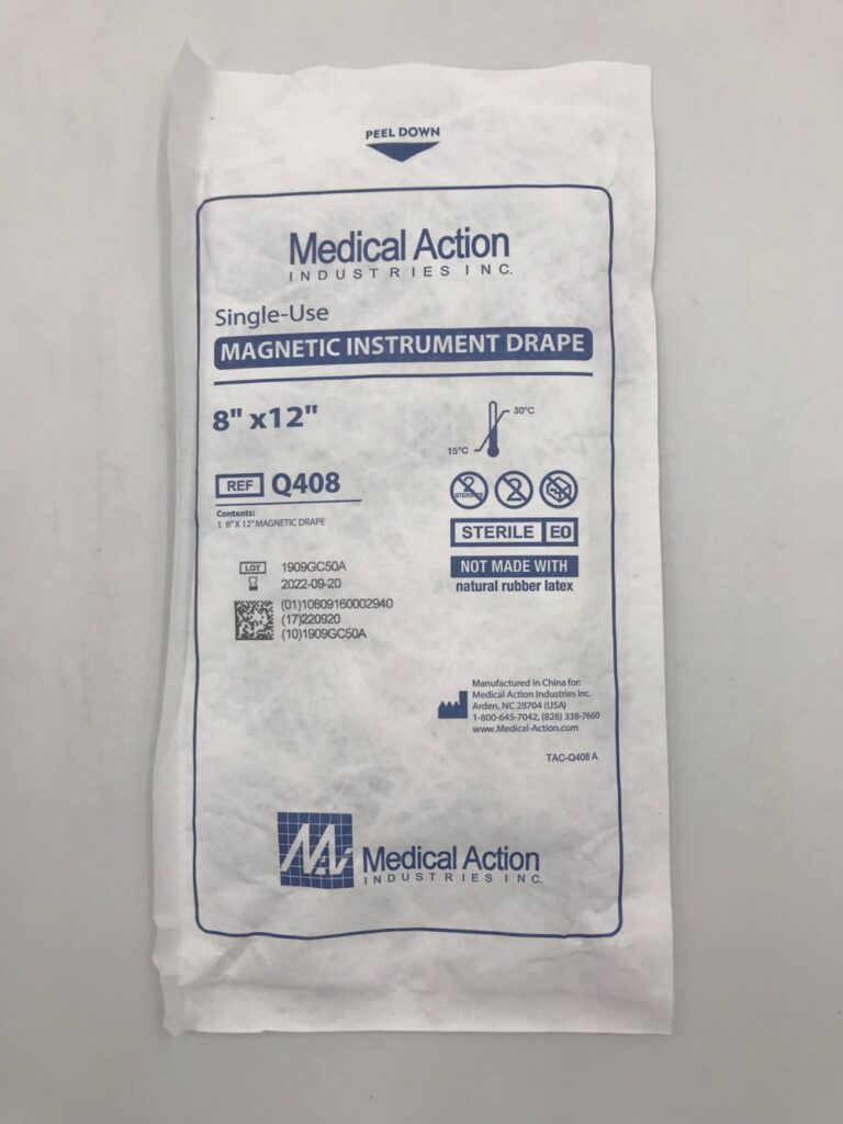MEDICAL ACTION Q408 Instrument Drape 8in x 12in (X) GB TECH USA