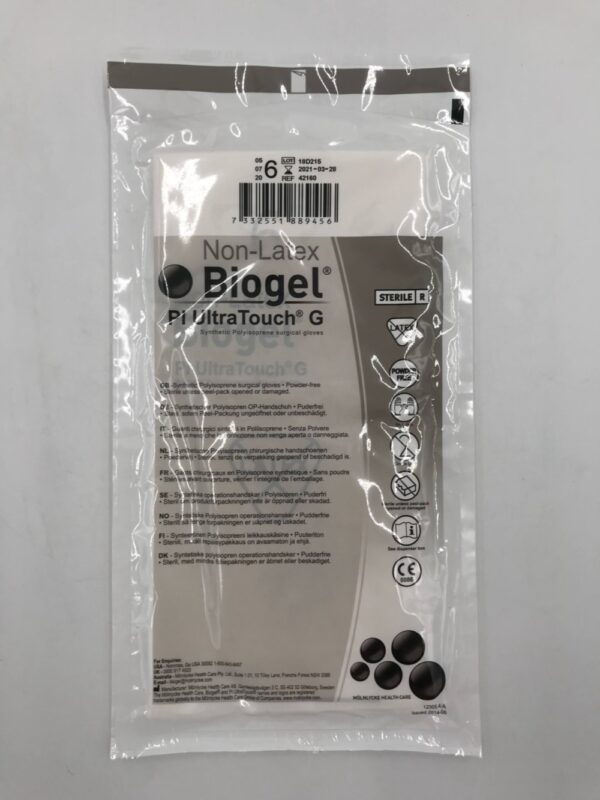 MOLNLYCKE HEALTH 42160 NonLatex Biogel PI UltraTouch G Surgical Gloves