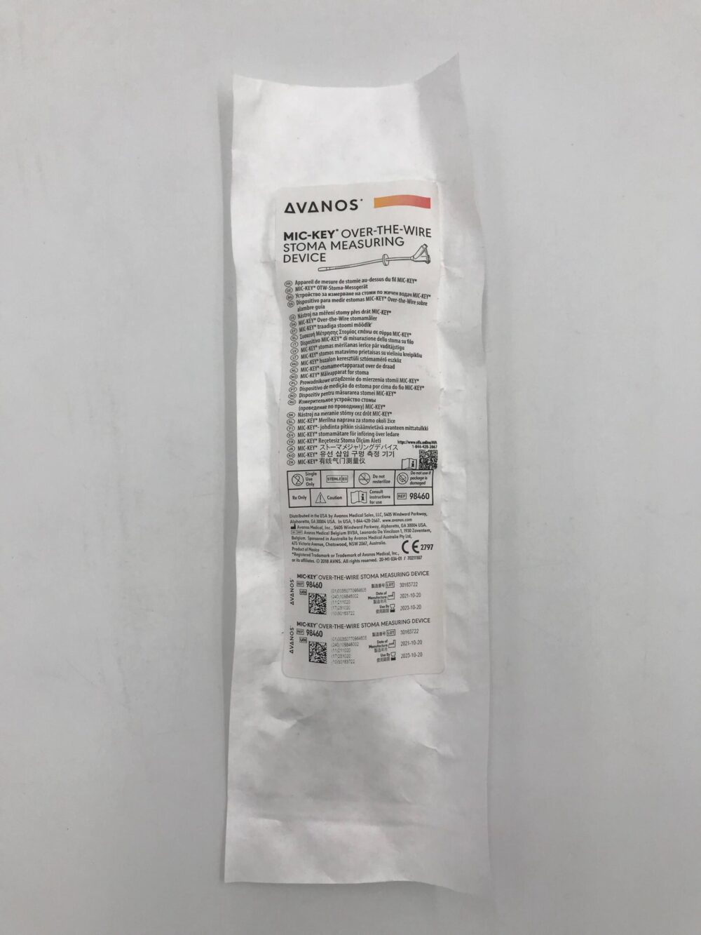 AVANOS 98460 MicKey OverTheWire Stoma Measuring Device GB TECH USA