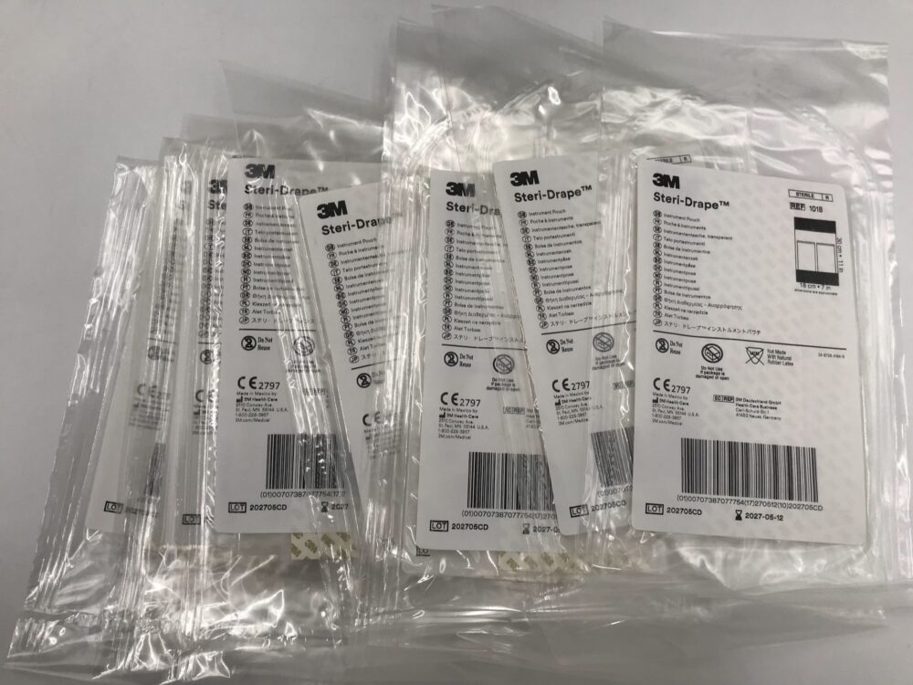 3M 1018 SteriDrape Instrument Pouch 30cm x 18cm (11in x 7in) (10/Box