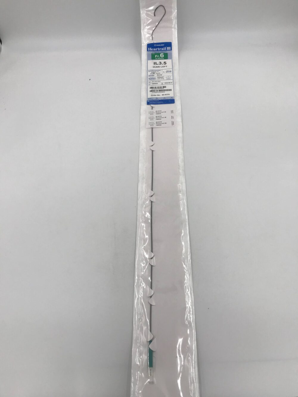 Terumo 406370 Heartrail III IL 3.5 Ikari Left Guiding Catheter Fr. 6