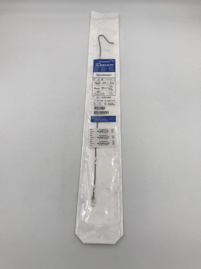 Terumo CG521 GlideCath Simmons/Sidewinder 2 Fr.5 Angiographic Catheter