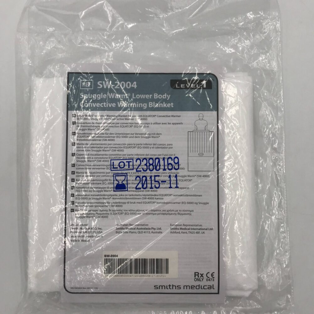 SMITHS MEDICAL SWU2004 Snuggle Warm Patient Warming Blanket, Level 1