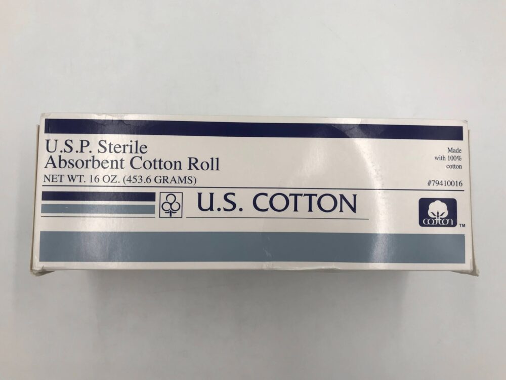 US COTTON 79410016 Absorbent Cotton Roll 16oz