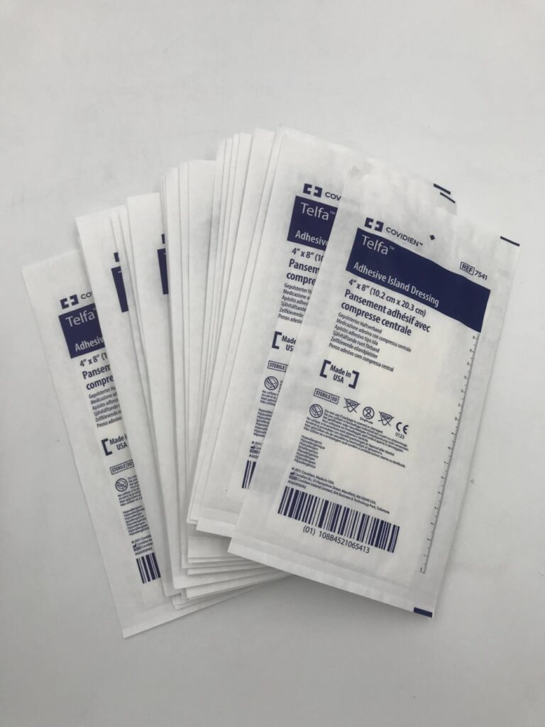  Foto zu COVIDIEN 7541 Telfa Adhesive Island Dressing 4in x 8in (25/Box) - GB 