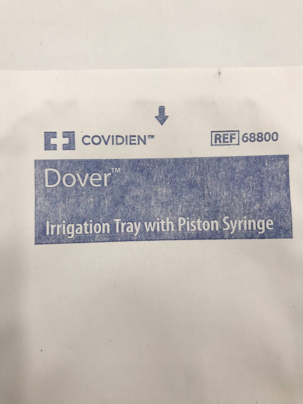 Covidien 68800 Dover Irrigation Tray with Piston Syringe GB TECH USA