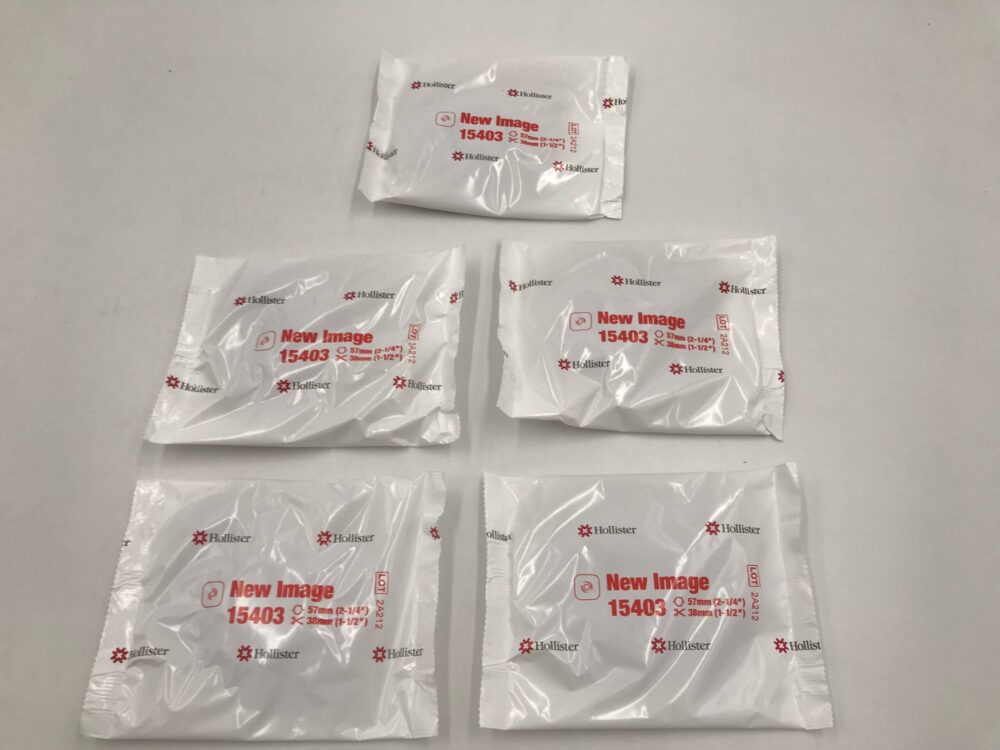 Hollister 15403 New Image Flexwear 2Piece Ostomy Skin Barrier, Convex 2 1/4″, 1 1/2″ (5/Box