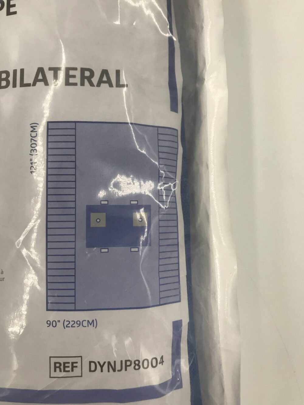 MEDLINE DYNJP8004 Bilateral Limb Drape Level 4 Surgical Drape 121″ x 90