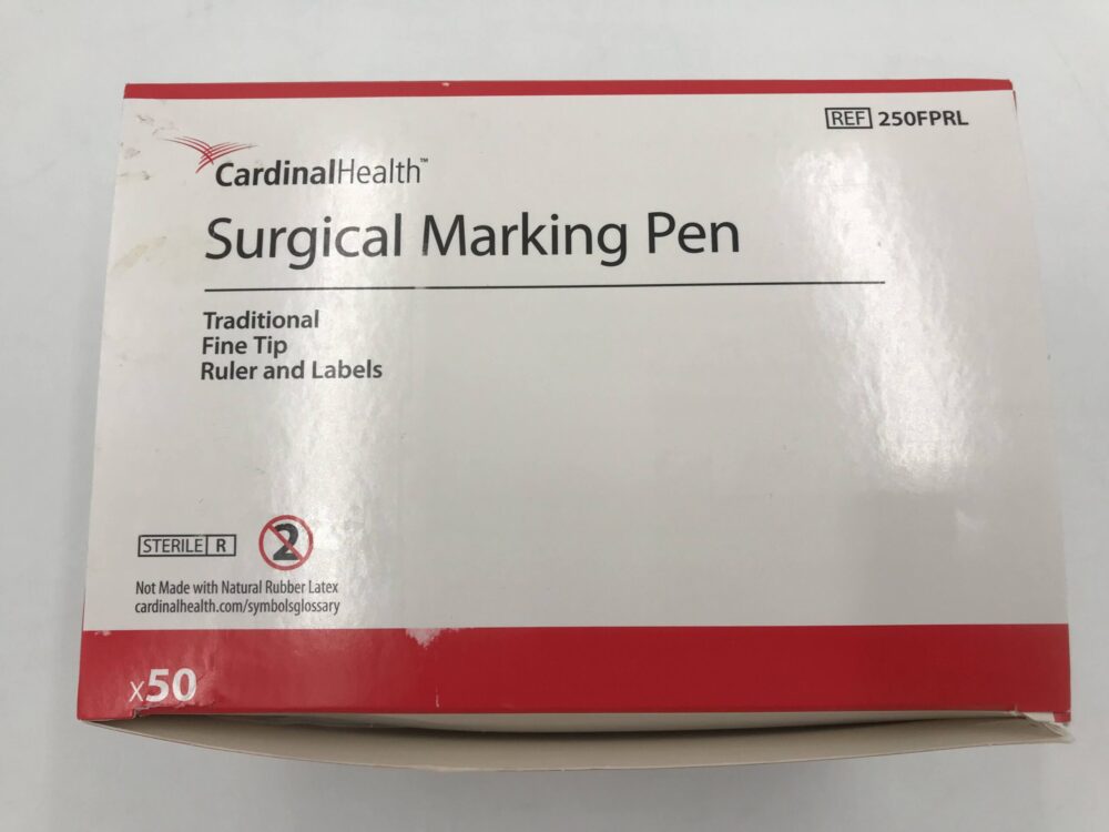 sterile markers pen ruler medical color