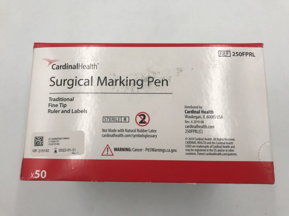 Cardinal Health 250FPRL Surgical Marking Pen (50/Box) (X) GB TECH USA