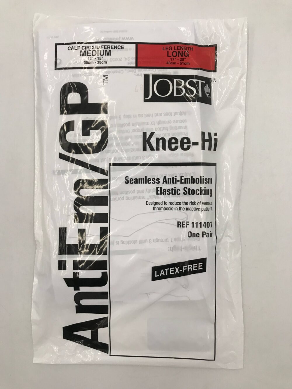 BSN Jobst Anti-EM/GP Knee High Seamless Anti-Embolism Elastic Stockings