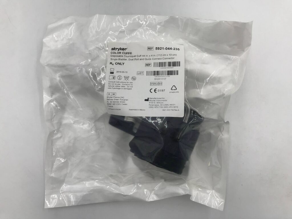 STRYKER 5921044235 Color Cuff Disp. Tourniquet Cuff Single Bladder