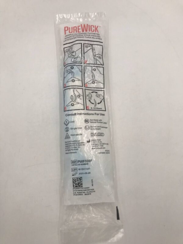 Bard PWF030F PureWick Female External Catheter ≥40mmHg (X) GB TECH USA