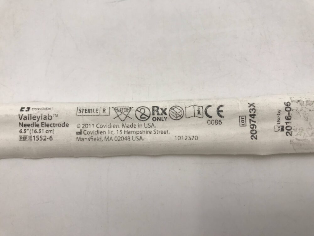 Covidien E15526 Valleylab Needle Electrode 6.5″ (X) GB TECH USA
