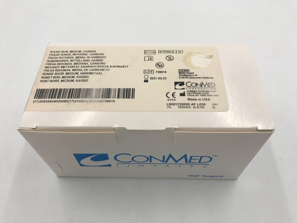 CONMED 5091-128 Round Bur, Medium, Carbide, 4mm (X) – GB TECH USA