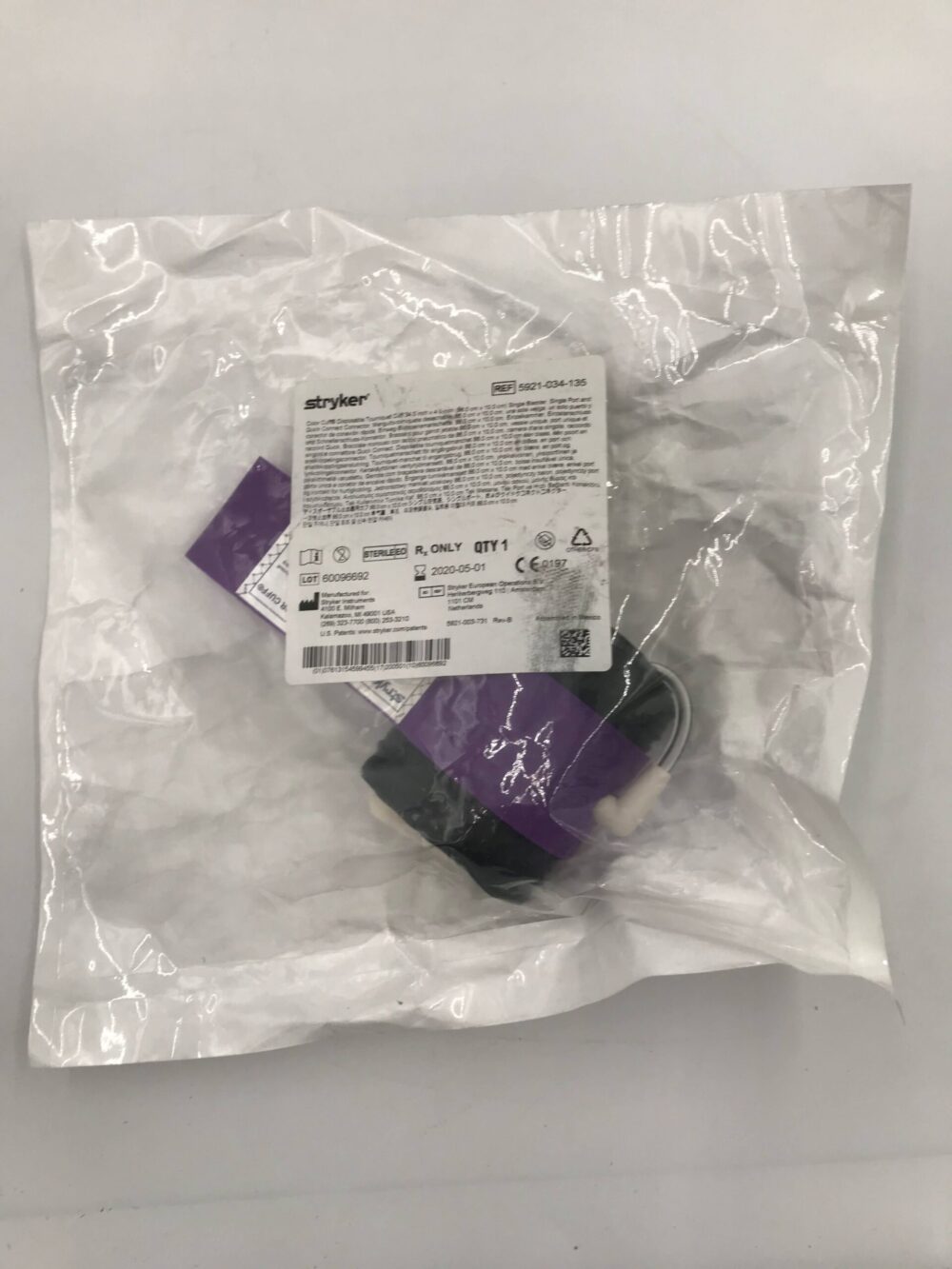 STRYKER 5921034135 Color Cuff Disposable Tourniquet Cuff 34in x 40in