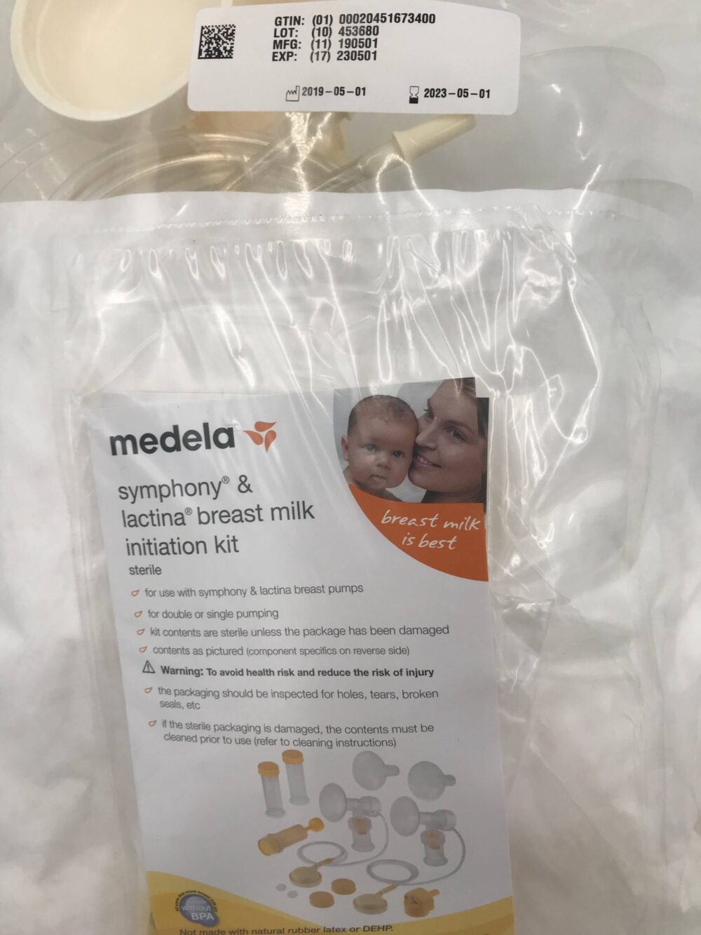 Medela Symphony & Lactina Breast Milk Initiation Kit for